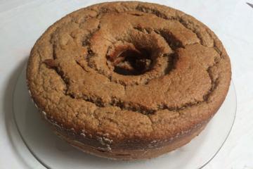 Bolo de banana com aveia simples