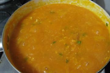 Sopa creme de abóbora