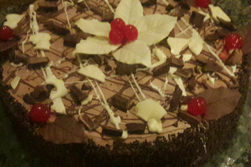 Torta de chocolate gelada