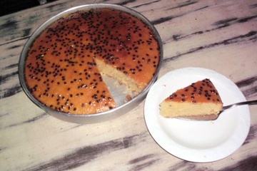 Bolo de maracujá de liquidificador da márcia