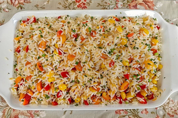 Arroz à grega inesquecivel