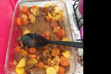 Peito de boi feito na panela de pressão