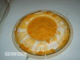 Flan de pêssego