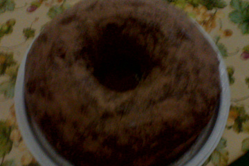 Bolo poetisa século XXI (cobertura de chocolate)
