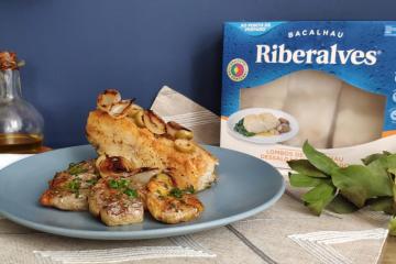 Lombos de bacalhau à lusitana