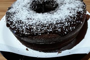 Bolo nuvem de chocolate