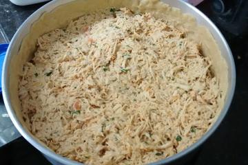 Torta de Frango com Requeijão