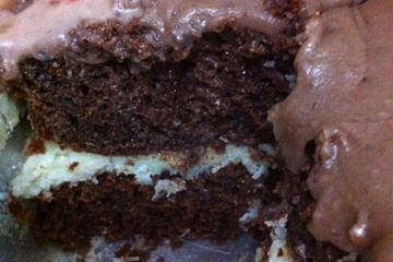 Bolo de chocolate cremoso