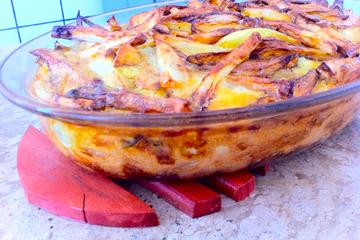 Pirarucu seco ao forno