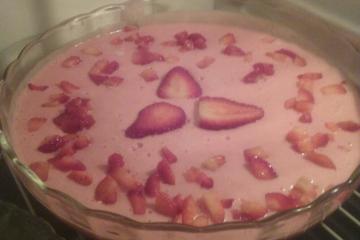 Mousse de morango