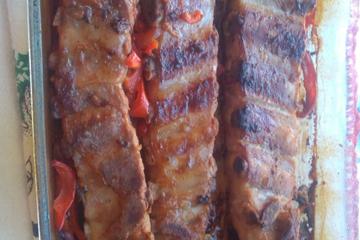 Costelinha de porco assada