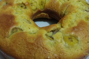 Bolo de banana fácil
