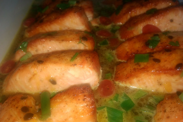 Salmão no forno