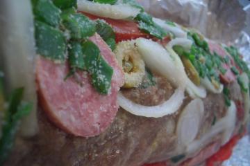Assado de carne moída