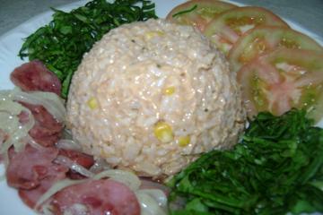 Risoto surpreendente de atum