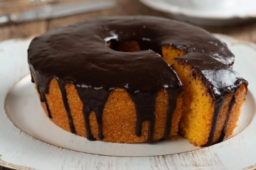 Bolo de chocolate simples - Fácil