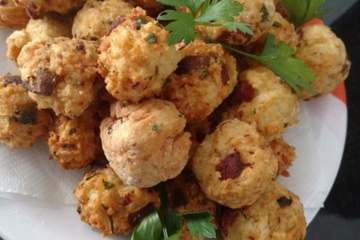 Bolinho de arroz simples da Valéria