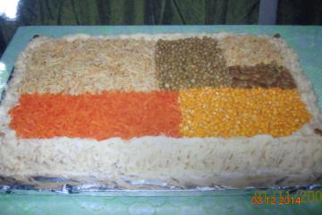Torta salgada de pão de forma