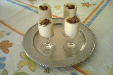 Mousse de doce de leite