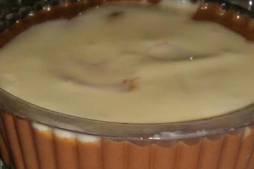 Mousse de nutella com leite ninho
