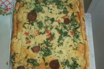 Torta de linguiça toscana