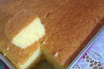 Bolo de Laranja Simples