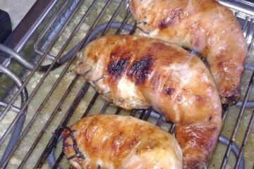 Coxa de frango recheada da Dona Maria