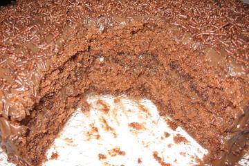 Bolo de chocolate delicioso