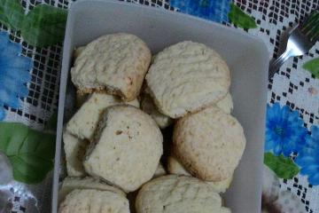 Biscoito feito com mistura para bolo de pacote