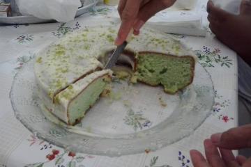 Bolo de gelatina de limão