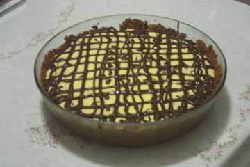Torta gelada de maracujá