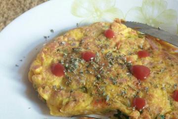 Omelete de pizza