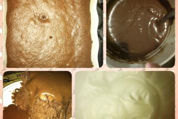 Bolo de chocolate muito fofo
