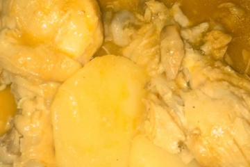 Frango ao molho com batata