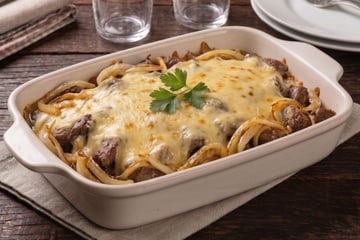 Filezinho aperitivo acebolado aos quatro queijos: receita fácil para o Dia dos Pais
