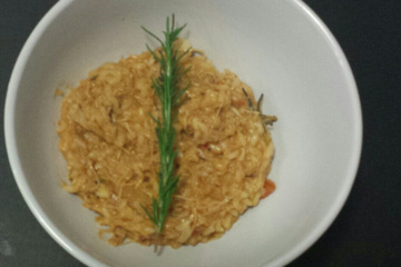 Risoto de frango