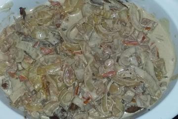 Bife com molho surpresa