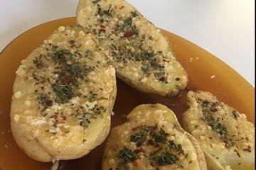 Batata rápida de microondas