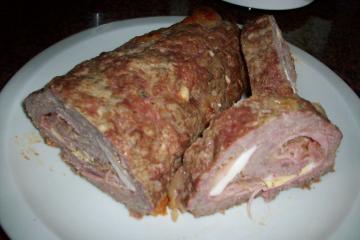 Assado de carne moída