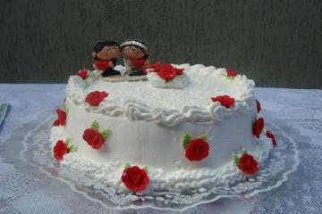 Bolo de maracujá trufado