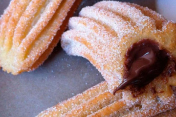 Churros de chocolate (na air fryer)