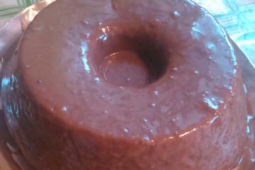 Bolo de chocolate de liqüidificador