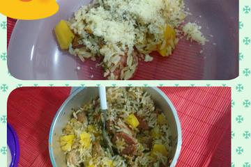 Risoto de salame na cerveja da Jana