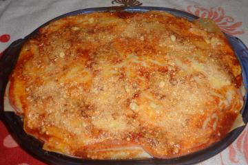 Lasanha de carne moída