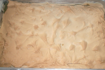Torta de banana com creme e suspiro do Marcelo