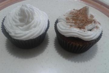 Mini cupcake de casca de banana