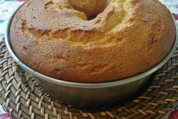 Bolo de fubá no liquidificador