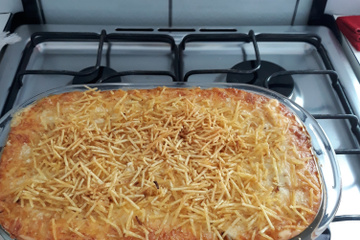 Fricassê saboroso de frango