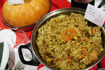 Arroz cremoso com especiarias e coco