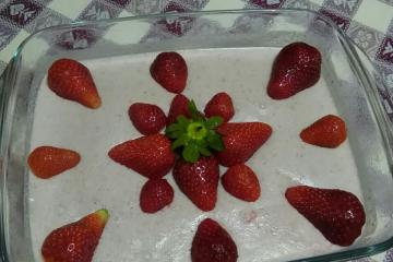 Mousse de morango